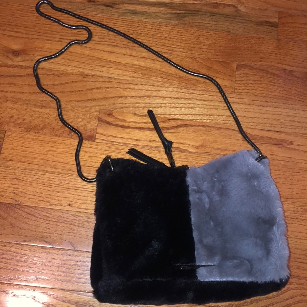 Fur Steve Madden crossbody bag